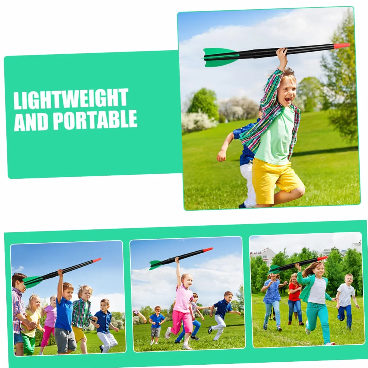 BESPORTBLE Jabalinas Infantiles de Plástico ABS, 2 Piezas, Entrenamiento Sensorial para Niños