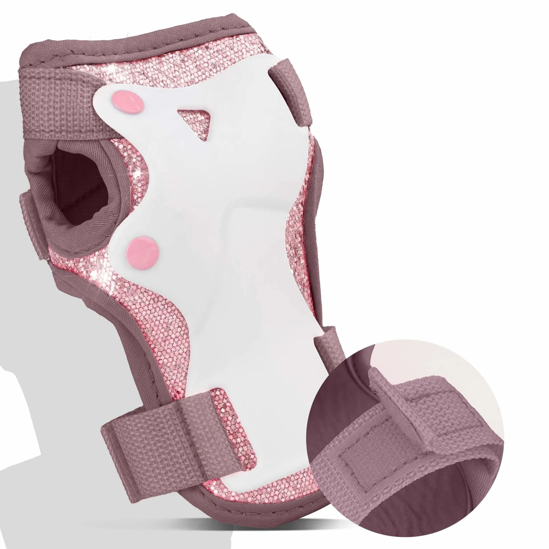 Cariboo Protecciones Patines Niños Equipo De Protección para Bicicleta Patinete Rosa