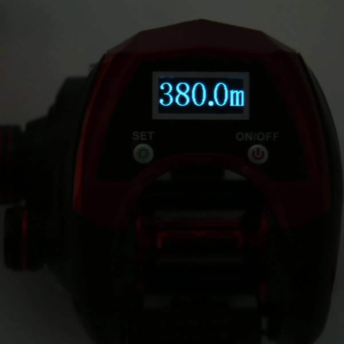 Pantalla LCD Carrete de Baitcasting Digital Ligero Carrete de Pesca Eléctrica para Entusiastas de la Pesca Nocturna Fibra de Carbono/Negro (Pantalla Digital de Segunda generación