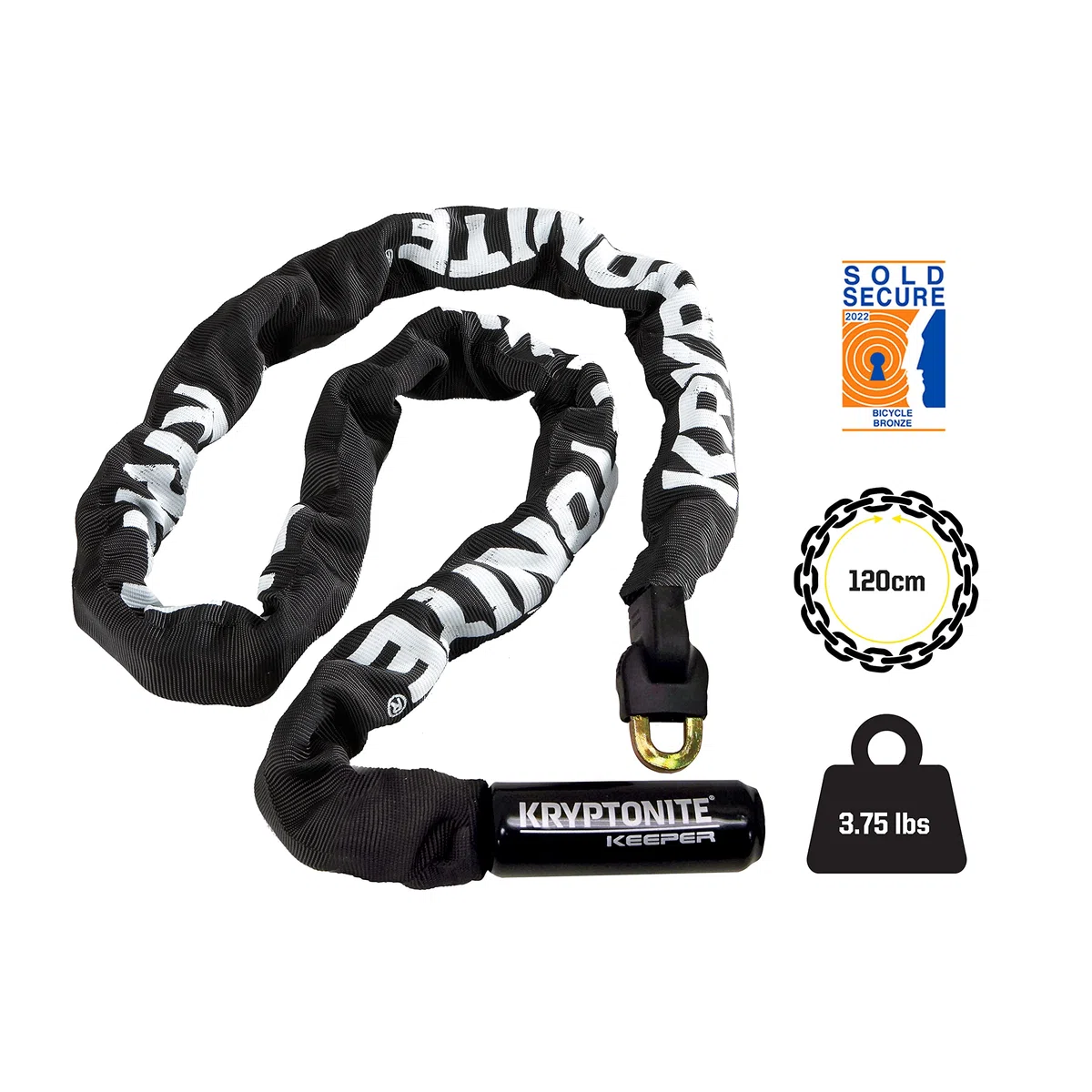 Cadena Antirrobo Keeper 712-7mmx120cm Integrado 32"