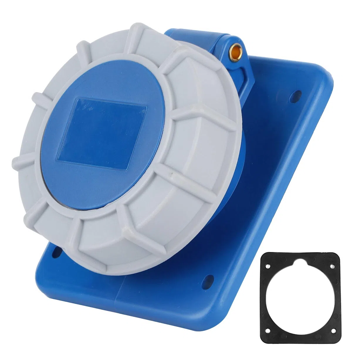 Toma de Montaje en Panel de 16A, Conectores de Alimentación para Tierra Marina, Toma de Corriente para Costa para Barco Abs con Junta Ip67 16A 220-250V para Yate, Caravana,