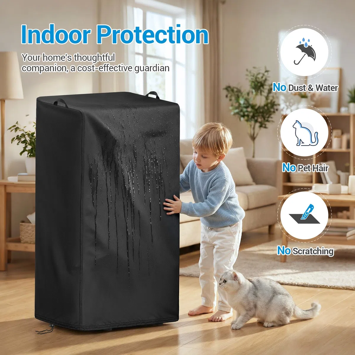 Onlyme Funda plegable para bicicleta estática, para uso doméstico, impermeable, a prueba de polvo, para bicicletas estáticas plegables, 51 x 65 x 142 cm