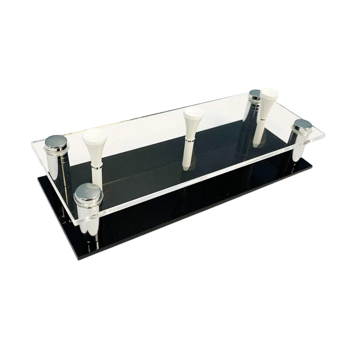 Expositor de Pelotas de Golf, Soporte para Escritorio, Elegante Y Transparente, para Colecciones de Tenis, Fútbol Y Béisbol.