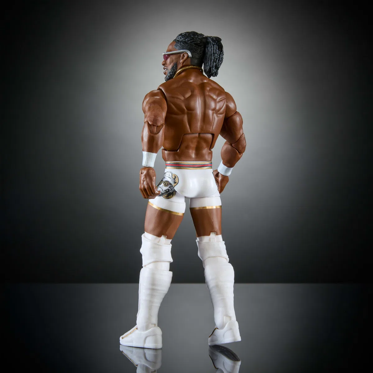 Mattel WWE Elite Series113 Trick Williams Figura de acción y accesorios, figura coleccionable de 15,24cm con 25 puntos de articulación y manos intercambiables, JCH91