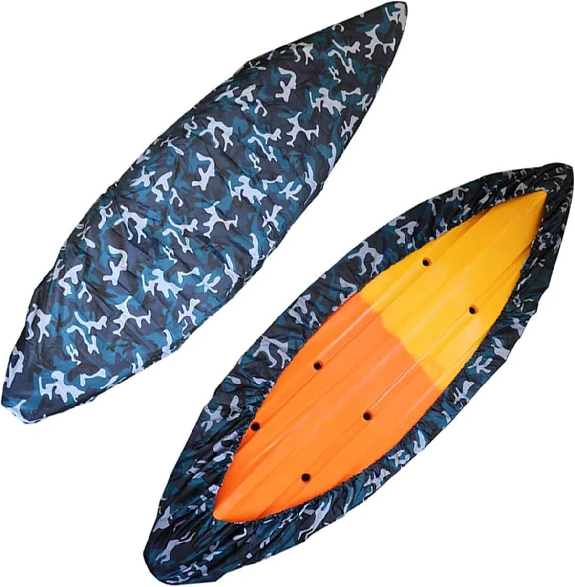 Cubierta De Kayak y Canoa, Cubierta Universal para Kayak Cubierta De Canoa De Kayak Impermeable 4,5 m para Bote (Océano)