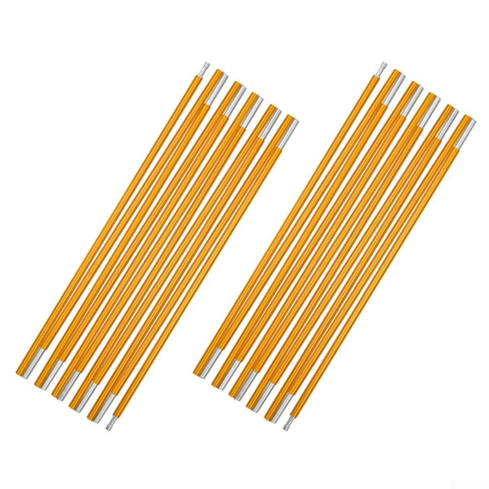 Sistema de reemplazo de poste de tienda de campaña al aire libre construido con aluminio de grado aeronáutico 7001T6 para un rendimiento consistente (4,05 metros)
