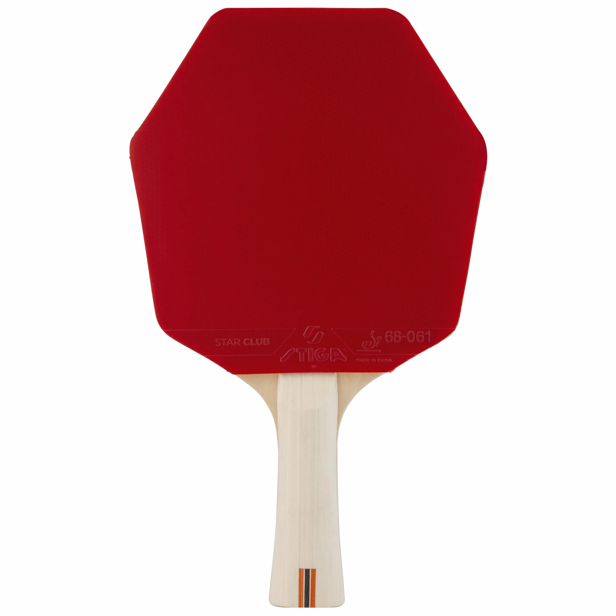 STIGA Club Cybershape Pala de Tenis de Mesa, Madera 5 Capas, Goma Star Club, Sweet Spot Grande