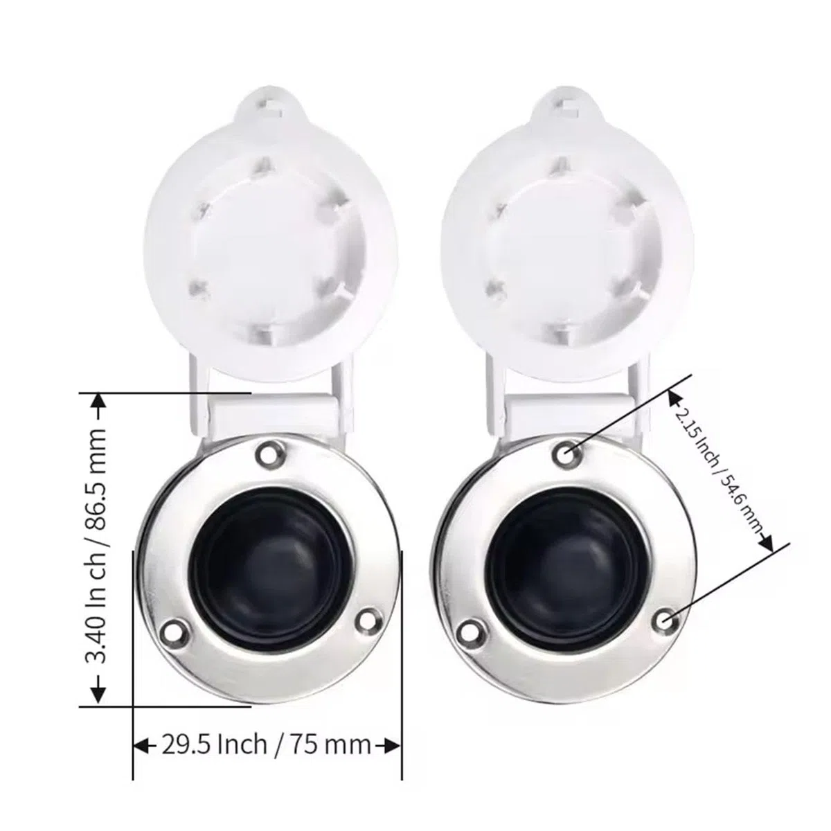 2 Piezas de Interruptor de pie para cabrestante de, Accesorio de reparación de Subida y Bajada, Compacto, Rendimiento Estable, fácil de