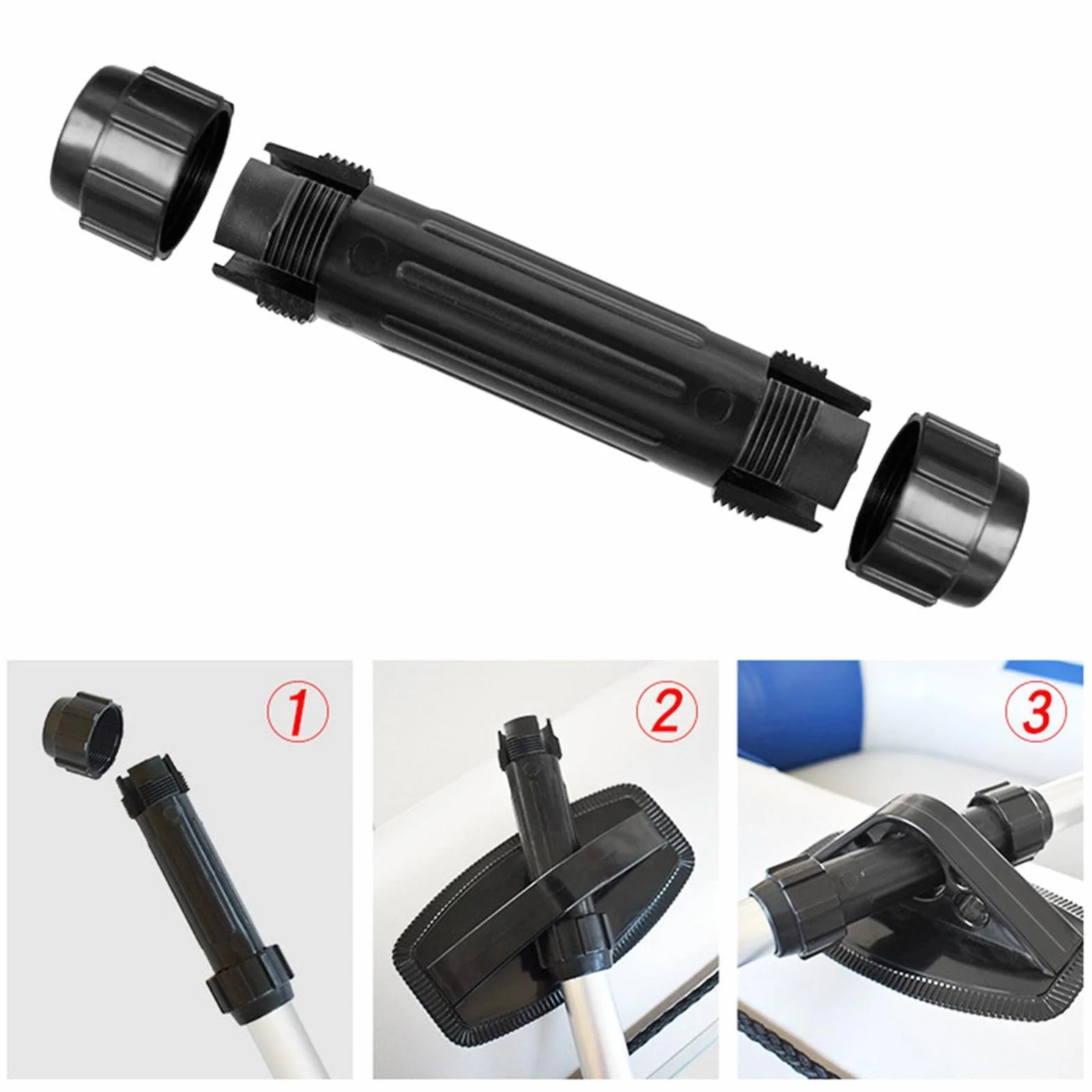 Palas De Kayak Ajustables Desmontables De Aluminio para Barco Hinchable Portátiles