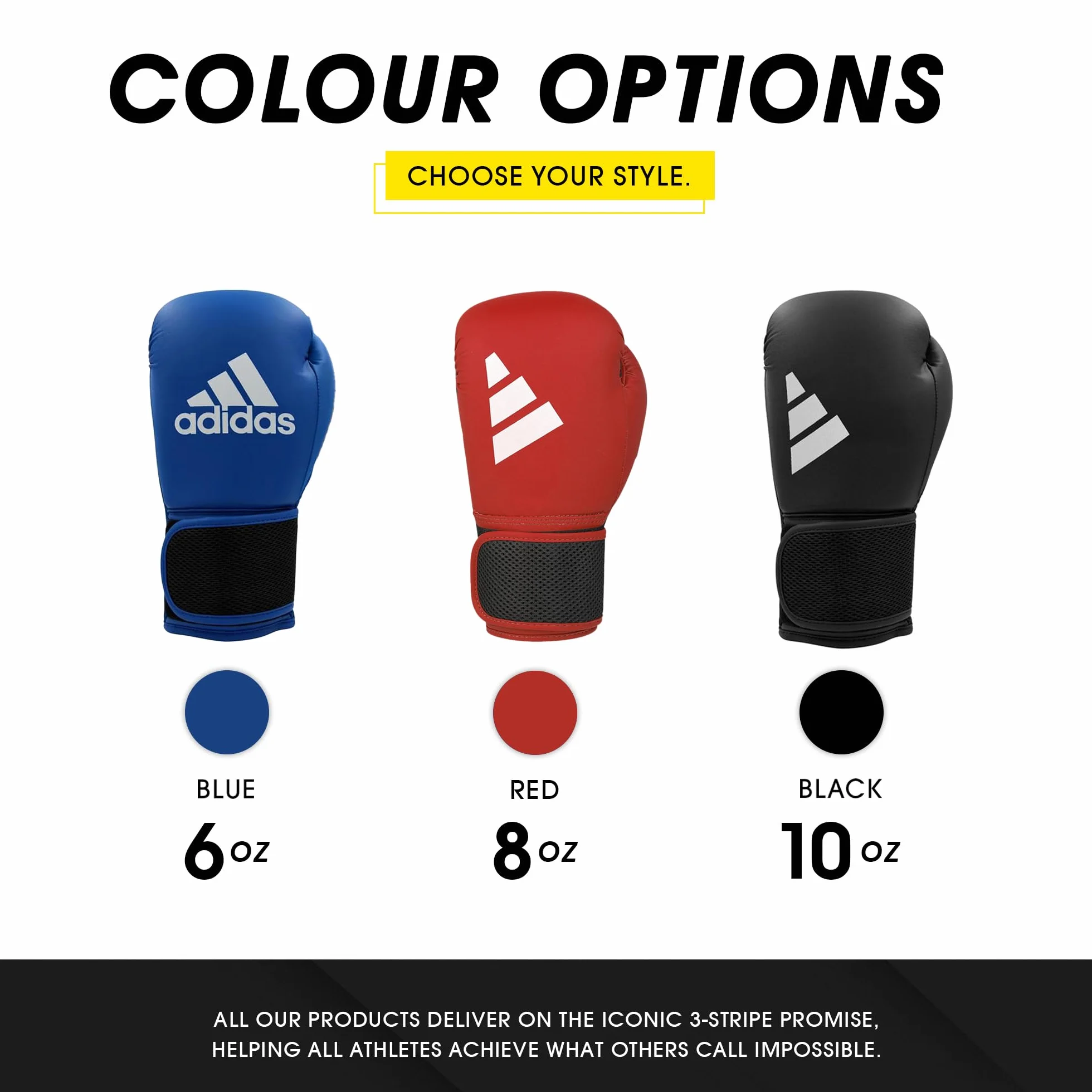 Adidas Hybrid 25 Guantes de Boxeo Rojo 10 oz