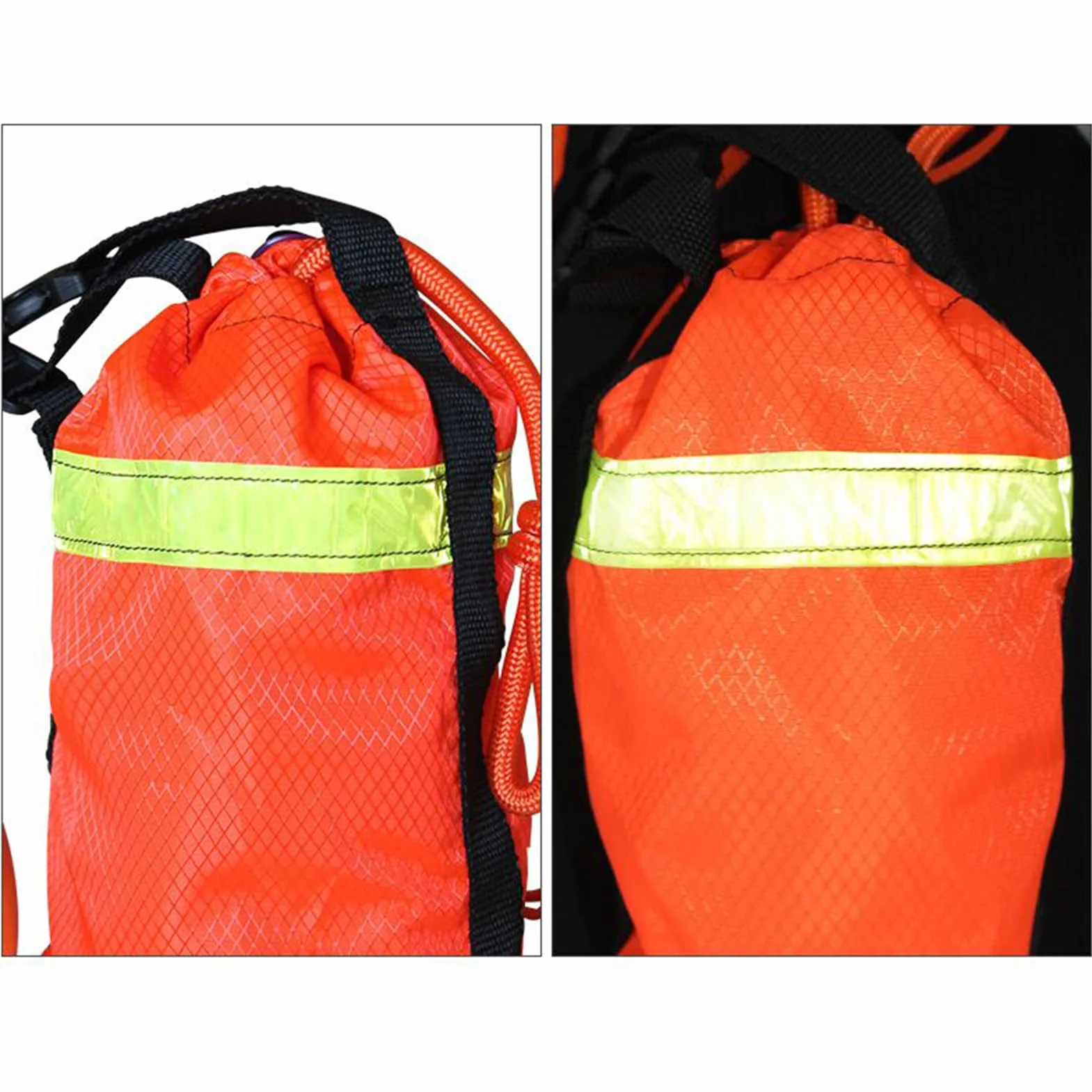 Cuerda de Rescate Acuático 16 m Flotante Reflectante Equipo Seguridad Anillo Mano Rafting Aguas Bravas