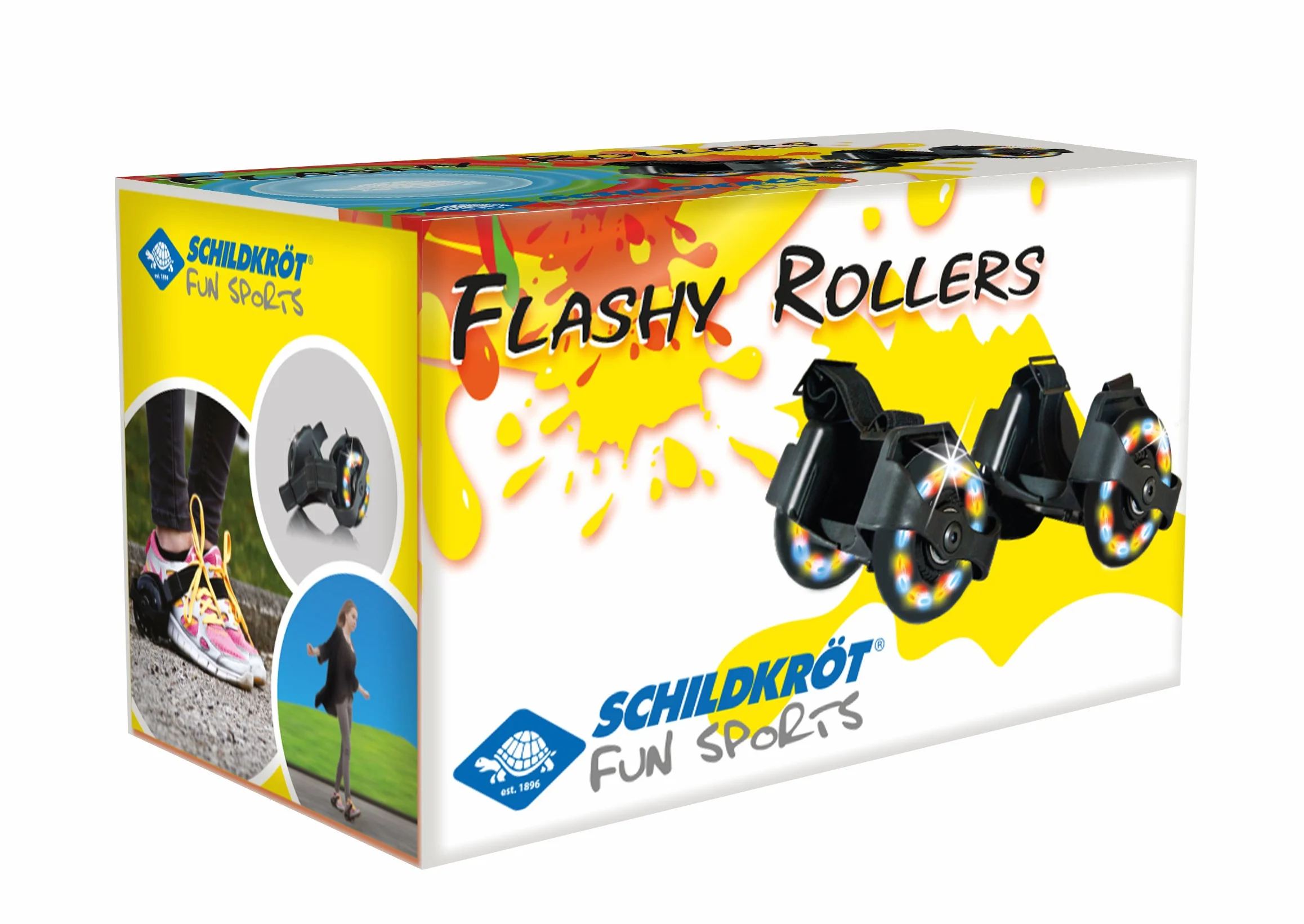 Schildkröt Flashy Rollers Ruedas para Zapatos con Luces LED Ajustables