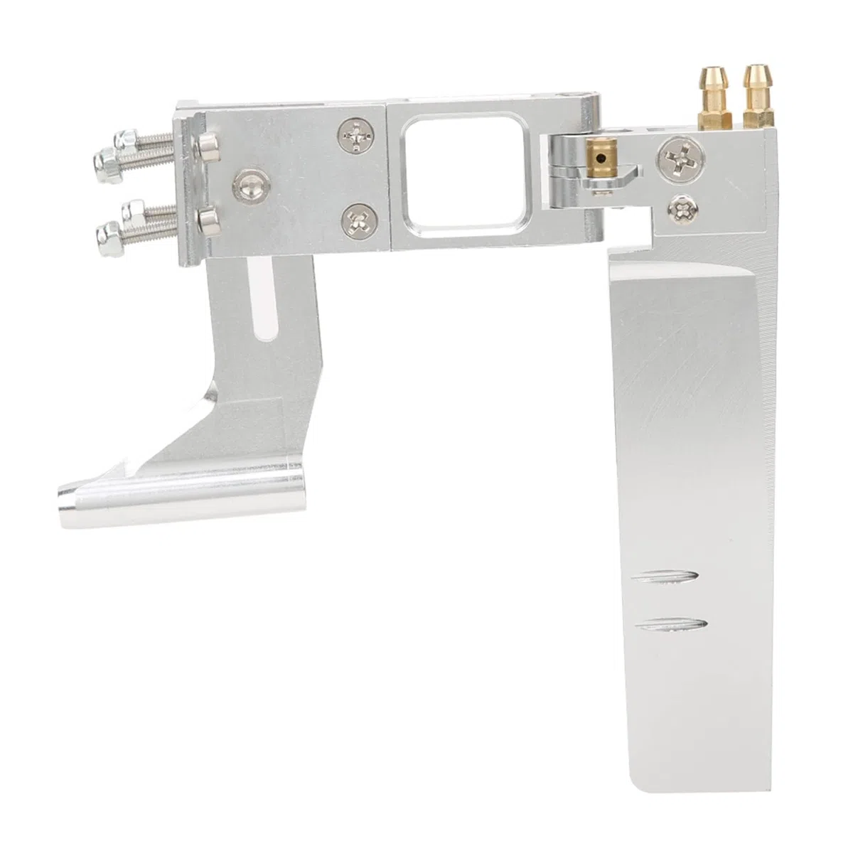 Agatige Conjunto De Timón De Barco RC, Eje Flexible De Aleación De Aluminio De 0,2 Pulgadas con Juego De Soporte Conjunto De Timón Integrado De 4,3 Pulgadas Piezas De Barco RC para El Sistema De Eje