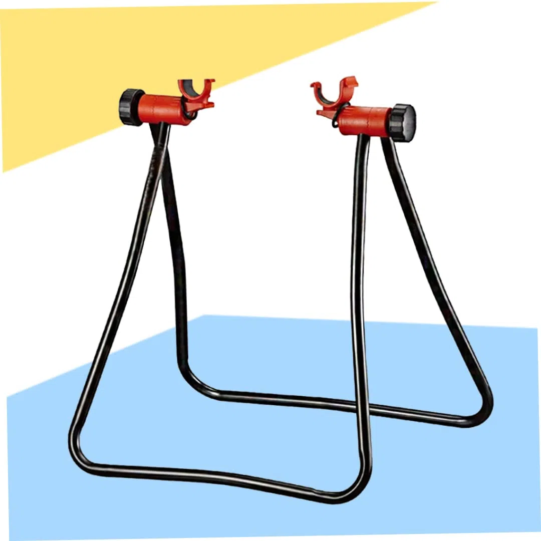 Soporte de Bicicleta para Mantenimiento Soporte de reparación de Bicicletas Plegable Piso de Aluminio Reparación portátil de Altura Ajustable para Uso en Interiores y Exteriores