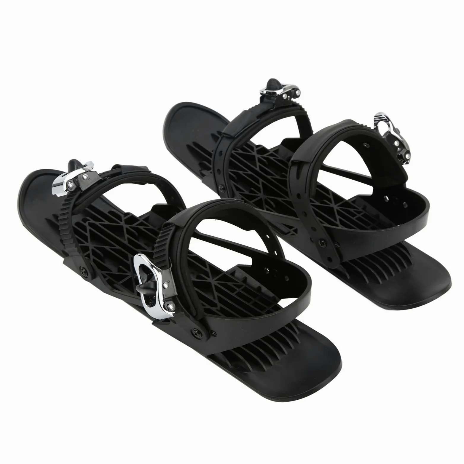 plplaaoo Mini Ski Ski Ski Black Ajustable Atadura Esquema de Esquí al aire libre senderos forestales