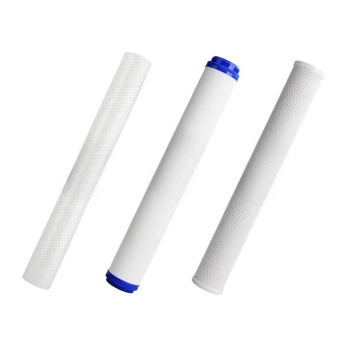 Purificador de agua de 20 pulgadas y 3 niveles con carbón activado granular de 1 micrón PPF/sedimento + UDF/GAC + bloque de carbón CTO (3 niveles) Fácil instalación, adecuado para uso en toda la ca