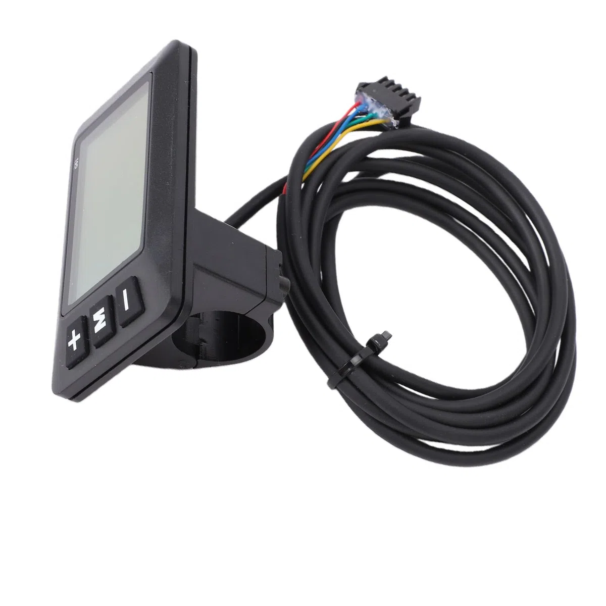 Luocute Medidor de Pantalla LCD para Bicicleta Eléctrica, Panel de Control de Bicicleta Eléctrica con Conector Impermeable, para Modificación de Scooter Eléctrico y