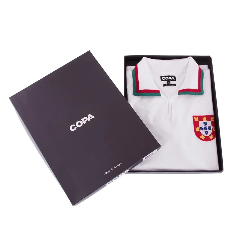 Copa Portugal 1972 Away Retro Football Shirt Camiseta Retro con Cuello de fútbol. Hombre