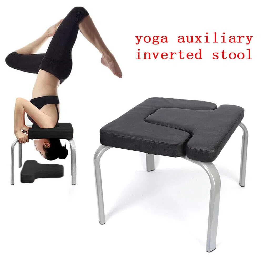 Taburete multifunción para yoga, fitness y yoga, silla invertida, conjunto desmontable, para aliviar la fatiga y construir el cuerpo, capacidad máxima de 200 kg
