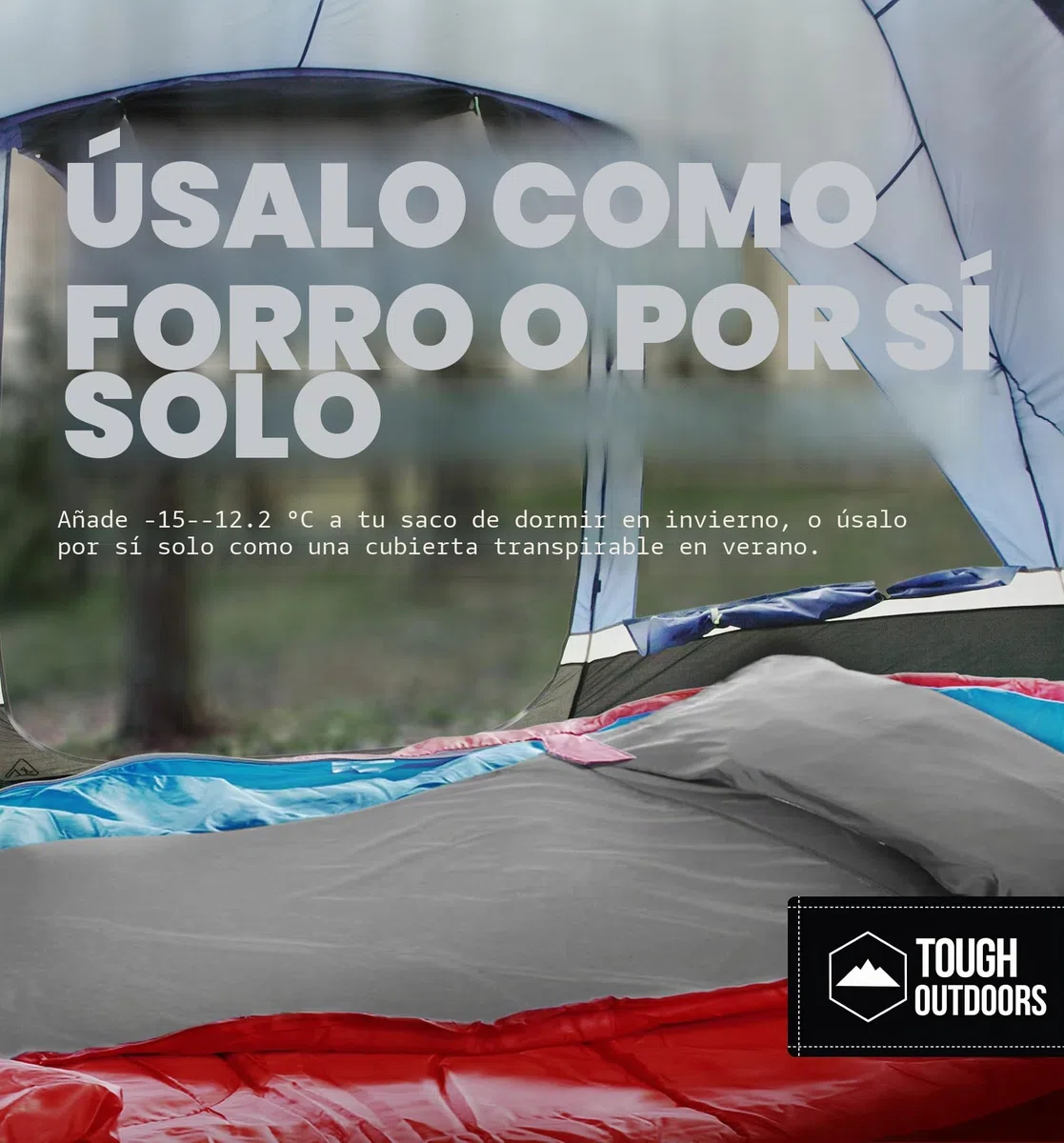 Forro para Saco de Dormir, Saco de Dormir para Adultos y sábanas de Viaje, Saco de Dormir de Viaje para mochileros, hoteles y albergues, Forro Ligero Individual y Doble para Saco de Dormir para