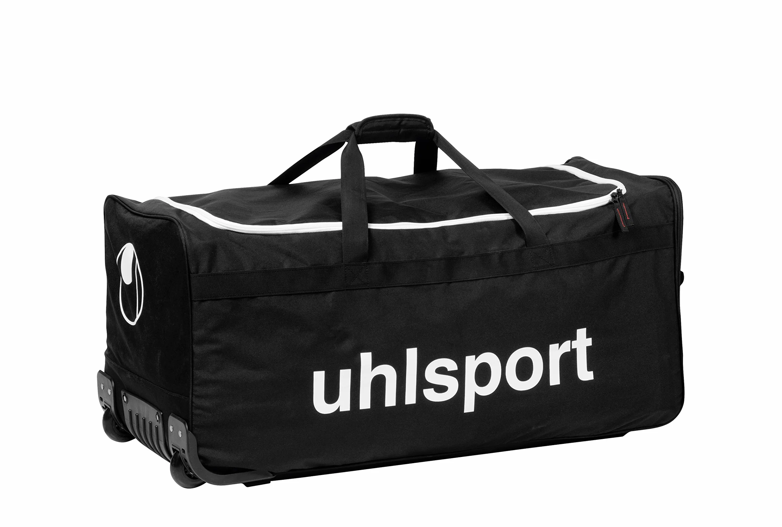 Uhlsport Basic Line 110 L Travel & Team Kitbag - Bolsa de Viaje con Ruedas (Talla XL), Color Negro