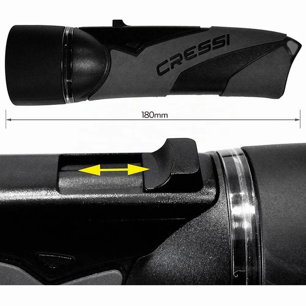 Cressi Lumia+ Torch - Antorcha de Buceo Unisex Adulto