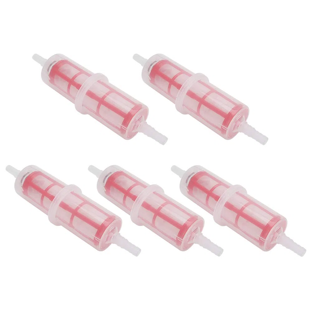 Filtro de Combustible Diésel, 5 Piezas, para Manguera de 8mm o 10mm, Fácil Instalación, Materiales Duraderos