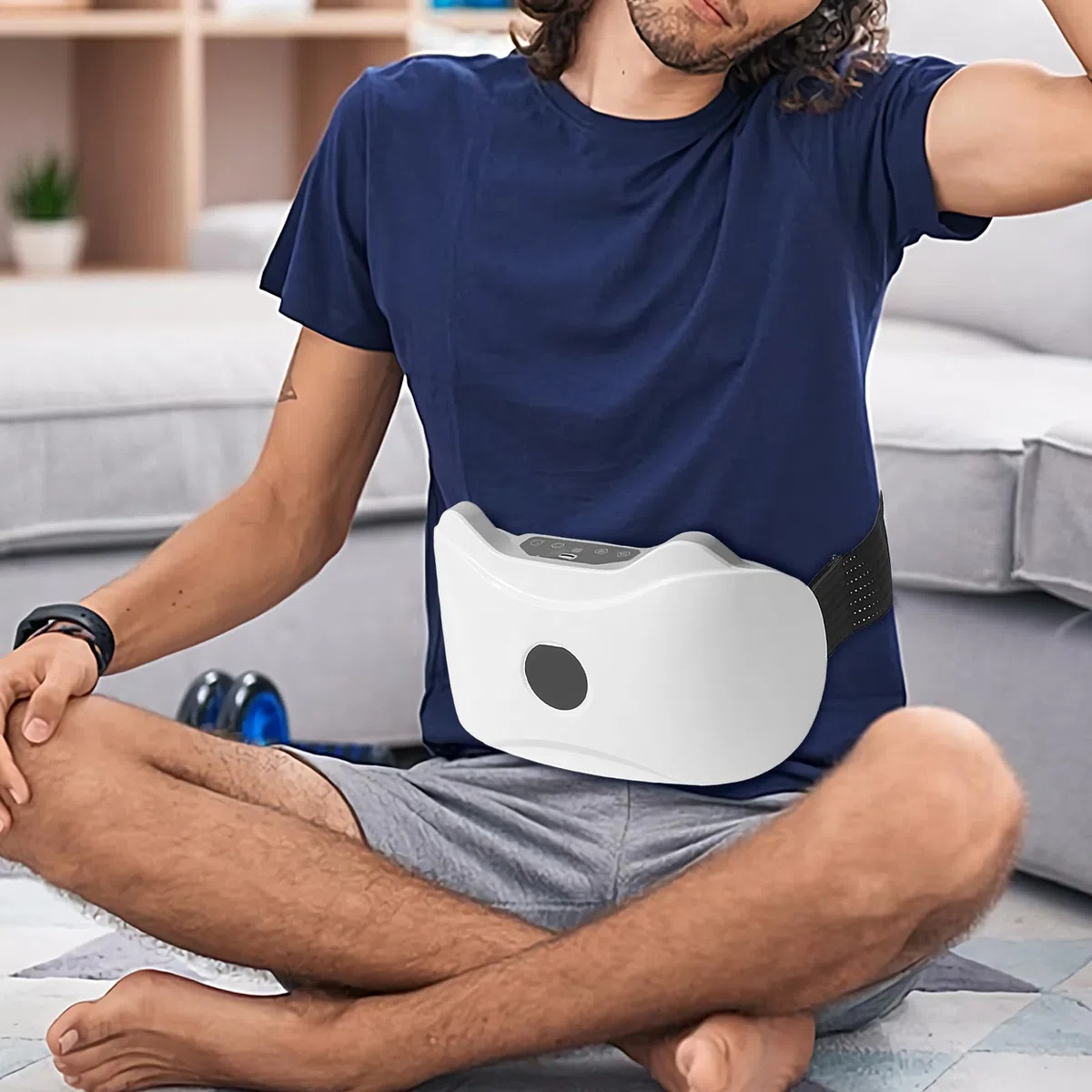 Masajeador Abdominal eléctrico inalámbrico, máquina de Masaje para la Celulitis Abdominal, Moldeador Corporal para Quemar Grasa y Mejorar la digestión, masajeador eléctrico para glúteos, piernas