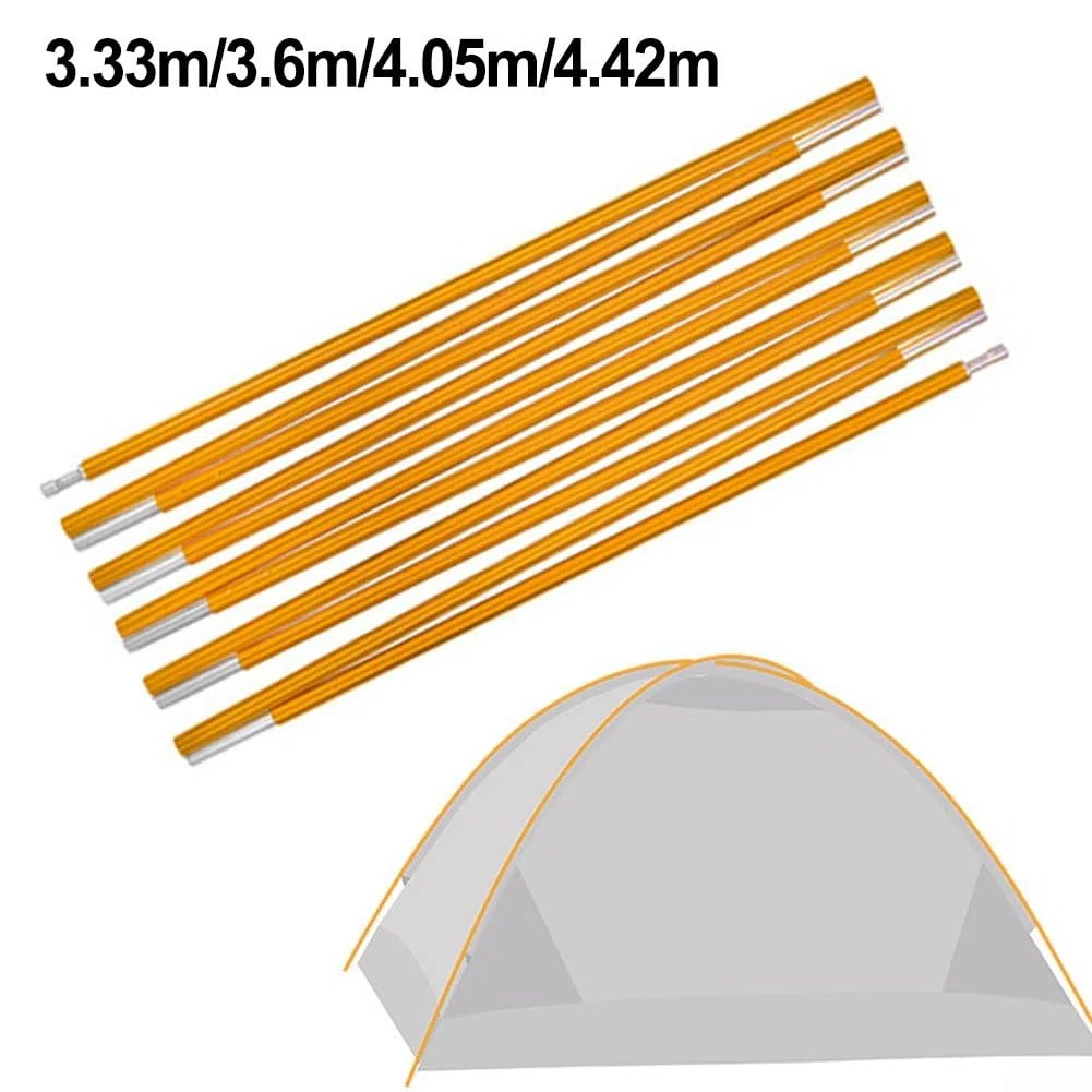 Sistema de reemplazo de poste de tienda de campaña al aire libre construido con aluminio de grado aeronáutico 7001T6 para un rendimiento consistente (4,05 metros)