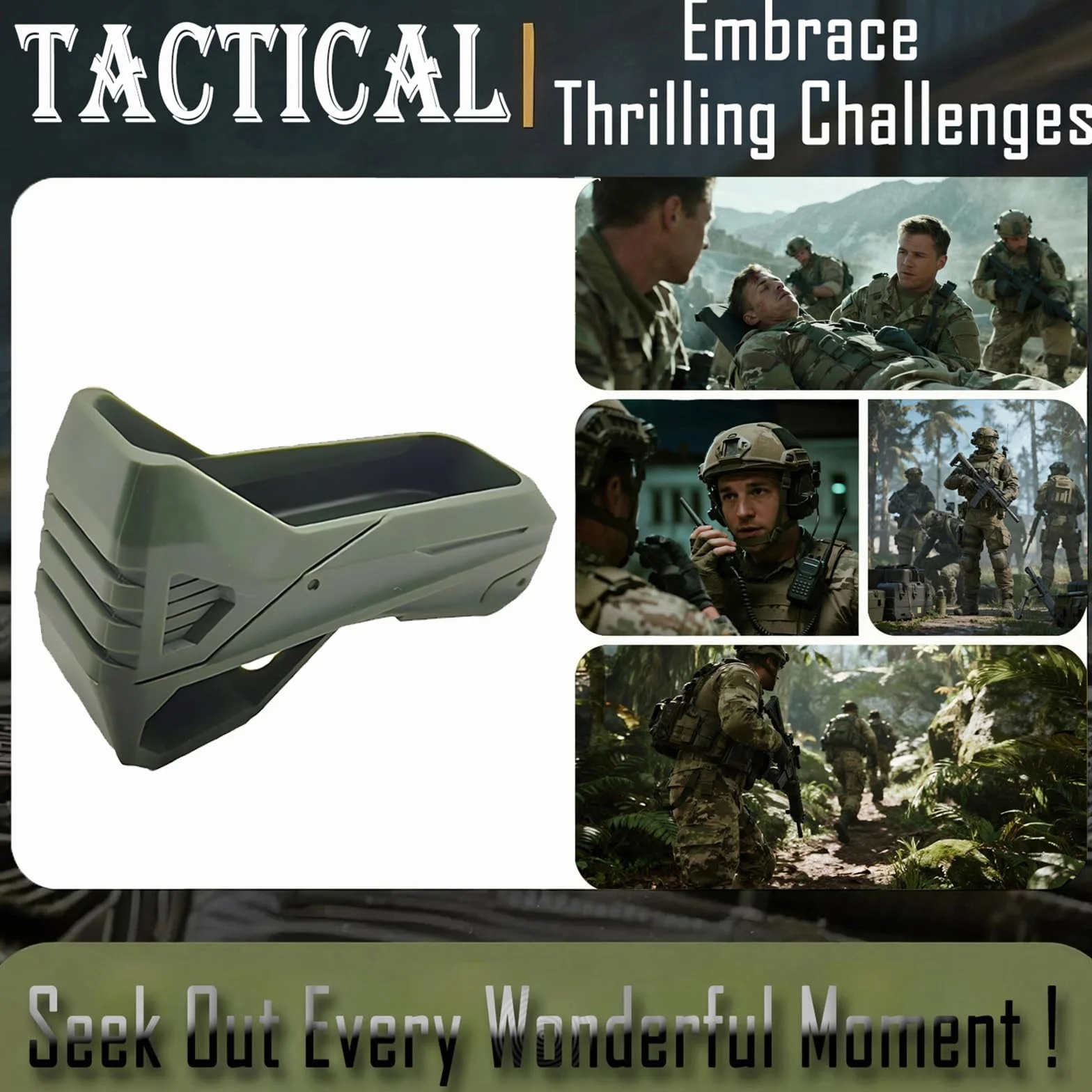 Pack de 4 Fundas de Agarre Rápido P-mag para Cargador M4, Accesorio Multifuncional Airsoft
