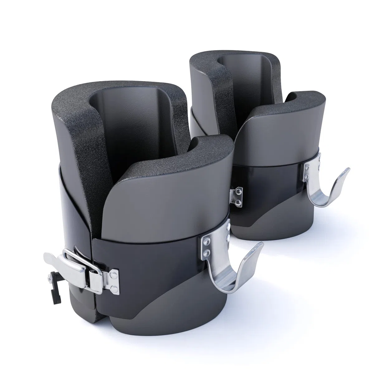 Gorilla Sports Botas de Gravedad para Inversión, Ganchos de Acero, Cierre de Seguridad, Compatible con Barras de 30 mm