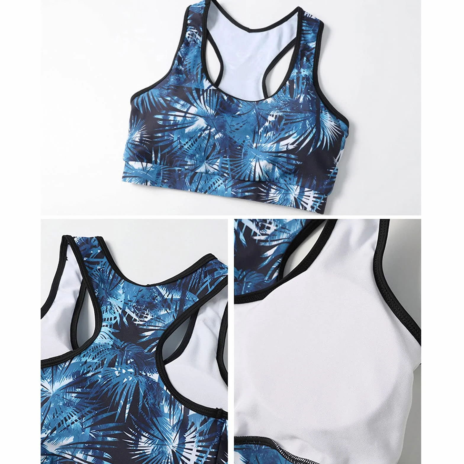 Traje de Neopreno para Mujer, Juego de 5 Piezas Traje de Surf Protección UV, Traje de Buceo Elástico Atlético Manga Larga Verano, Traje de Baño Dividido-XL(59-66kg)-Mujer