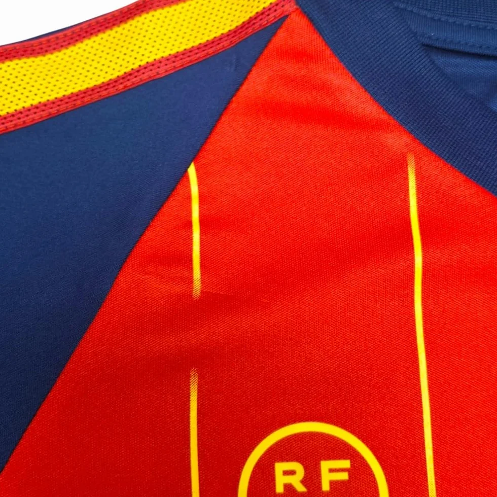 Camiseta selección española- Personalizable - Mundial 2026-2028 Replica Oficial | Niño Unisex | Equipación Fútbol Infantil | Nombre y Número Personalizado | Tejido Deportivo Transpirable