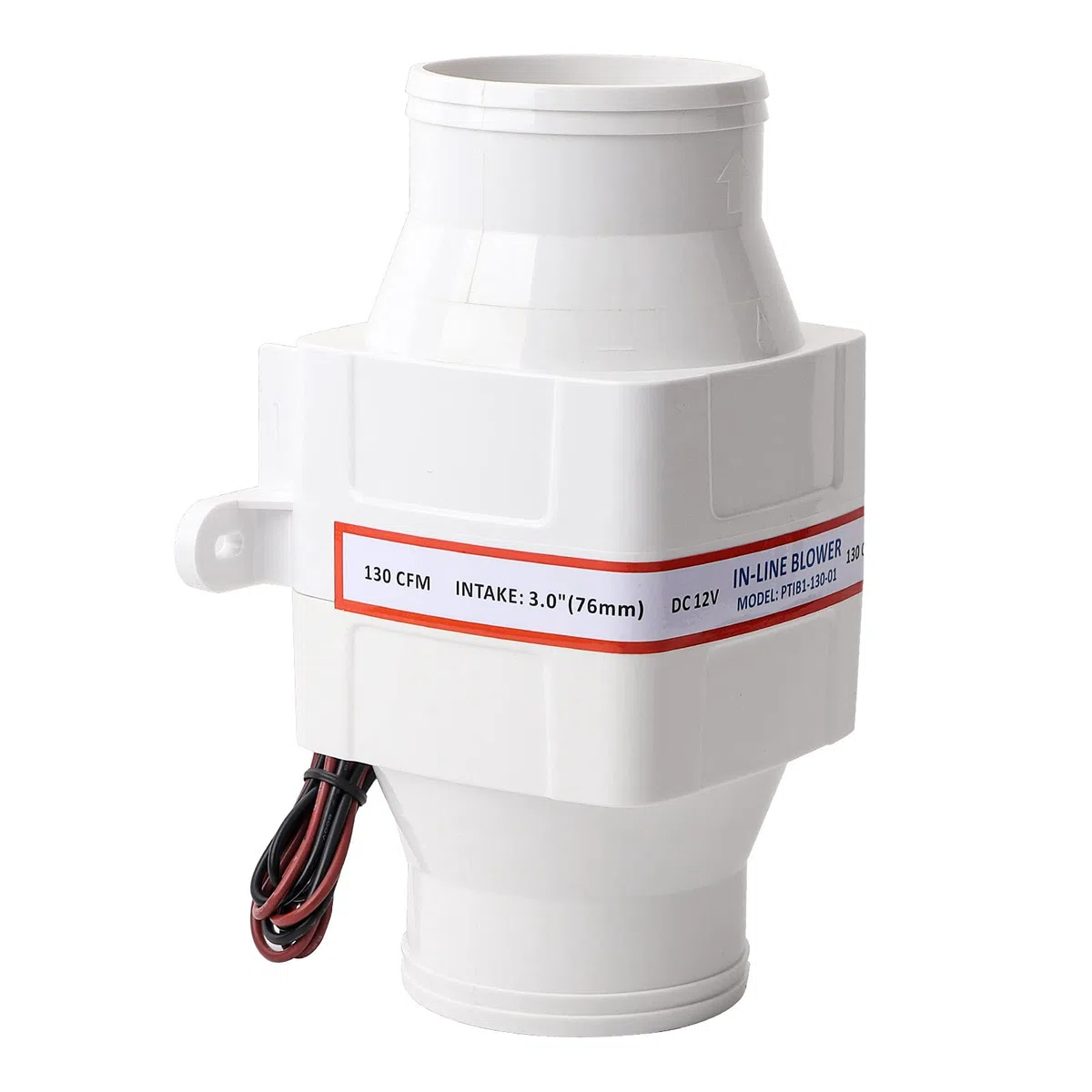 Wakects Ventilador de Extracción en Línea, 75mm, para Yates, Edificios, Caravanas