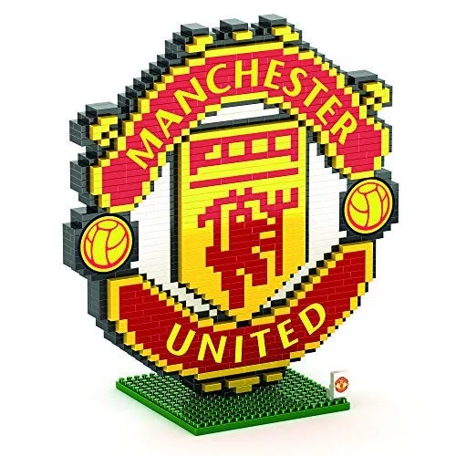 Foco Fútbol Manchester United BRXLZ - Juguete de construcción de la colección Logo