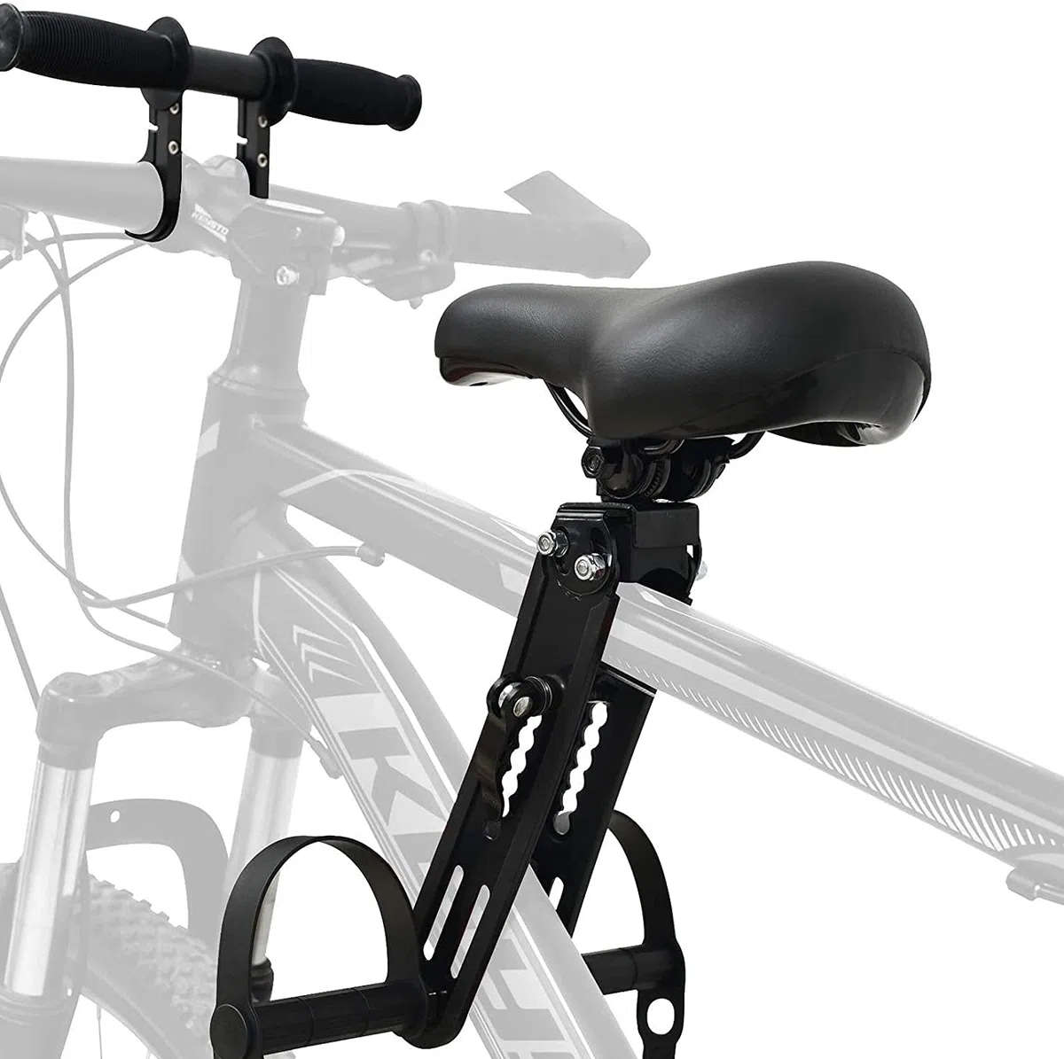 Bomoya Asiento de Bicicleta para niños para Bicicletas de montaña, Asientos Delanteros Desmontables para niños de 2 a 5 años, Compatible con Todos los Adultos MTB