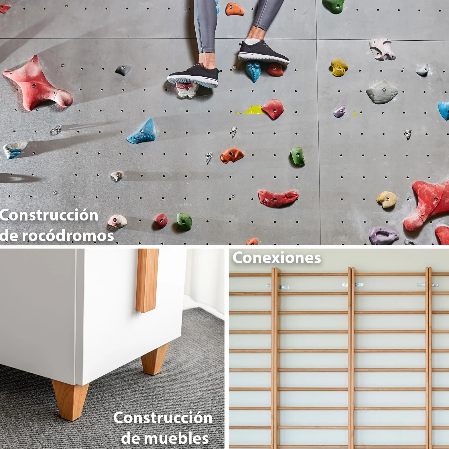 ALPIDEX 50 Tuercas en T M10 para Atornillar, Base Cuadrada Galvanizadas DIN EN 12572-2 para Rocódromo, Presas y Muebles