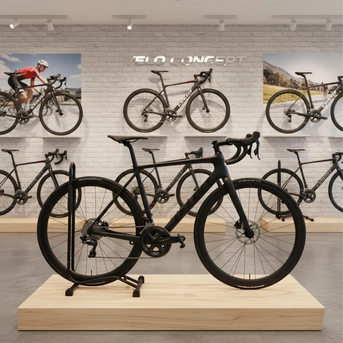 Relaxdays Soporte de Bicicletas para Interior, Neumáticos hasta 2,5", Exhibidor Bicis, Rueda Delantera y Trasera, Negro, Gomaespuma