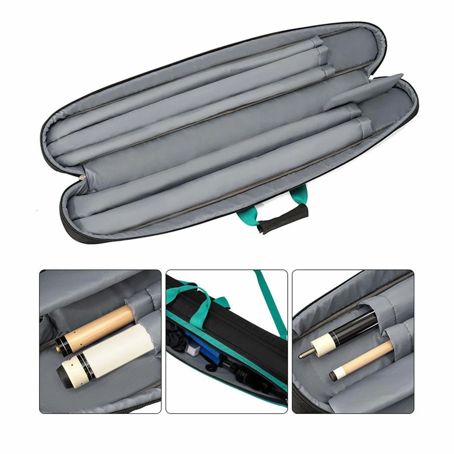 Funda para Tacos de Billar Bolsa Profesional Porta Tacos Almacenamiento