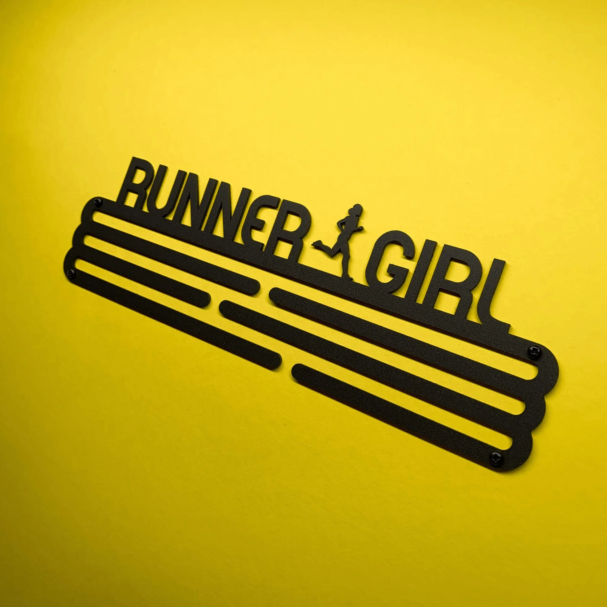Runner Girl Colgador de medallas | Medallero Acero | Medal Holder dispaly Hanger | Medalla Percha