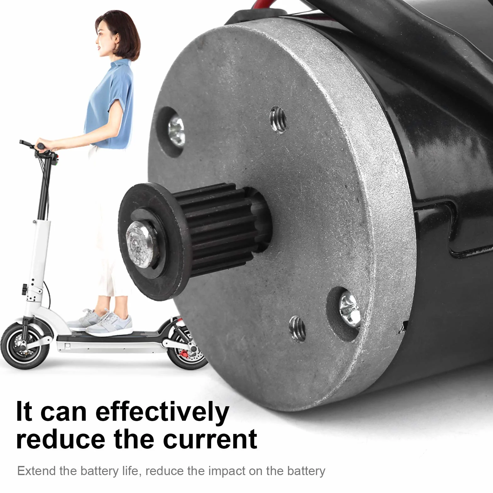 Motor Cepillado 12V 100W para Scooter Bicicleta Eléctrica Alta Velocidad