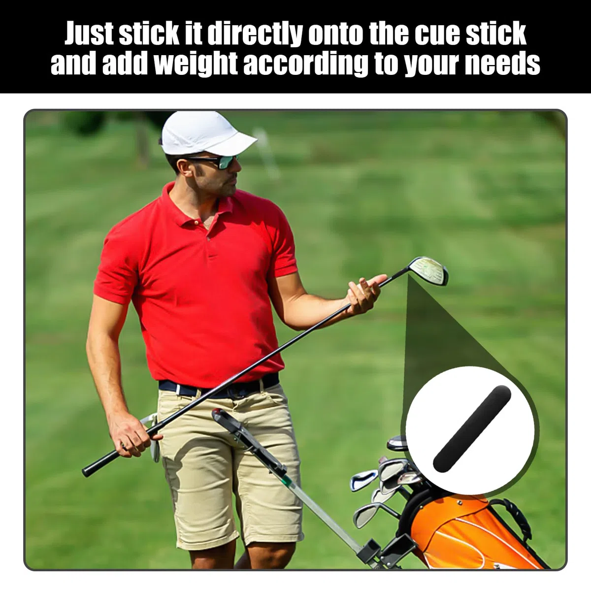 20 Hojas De Plomo Ponderadas En El Club De Golf, Hojas De Plomo De Contrapeso Swing, Suministros De Ejercicios De Golf, Accesorios De Golf (Plata, Negro).