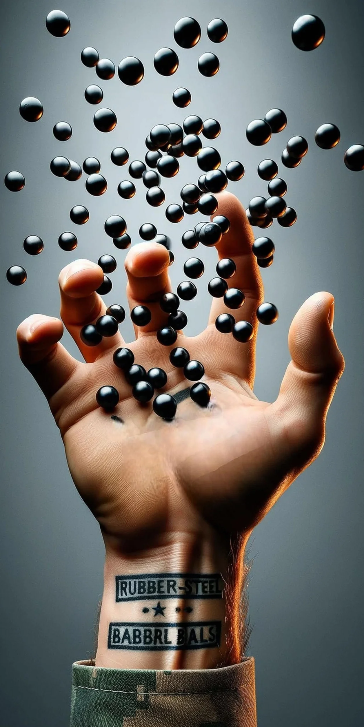 SSR 100 Rubber Balls Self Home Defense 43 Caliber