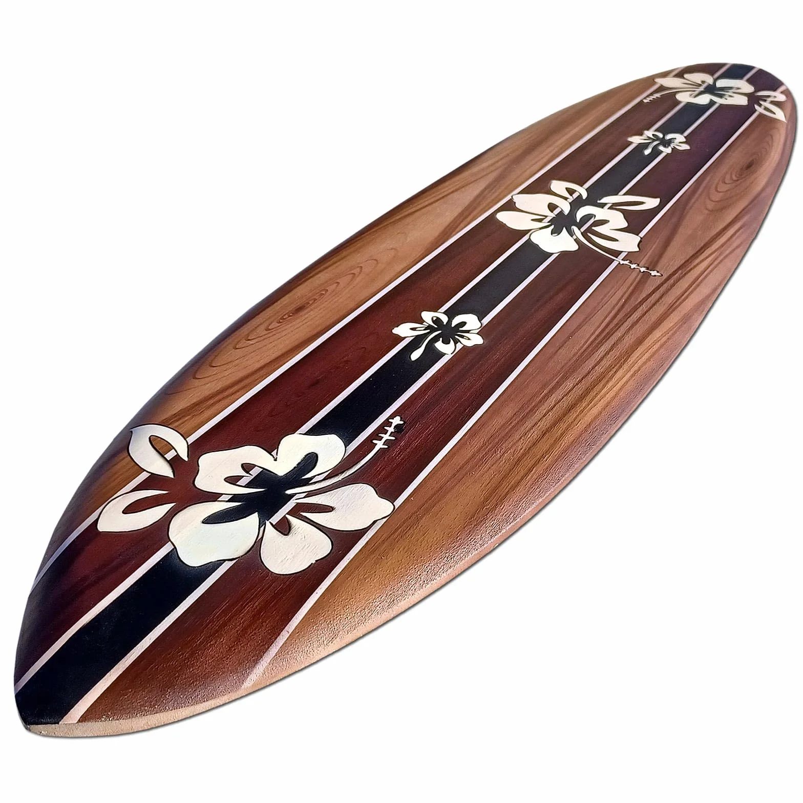 Tabla de surf madera 100 cm diseño aerógrafo