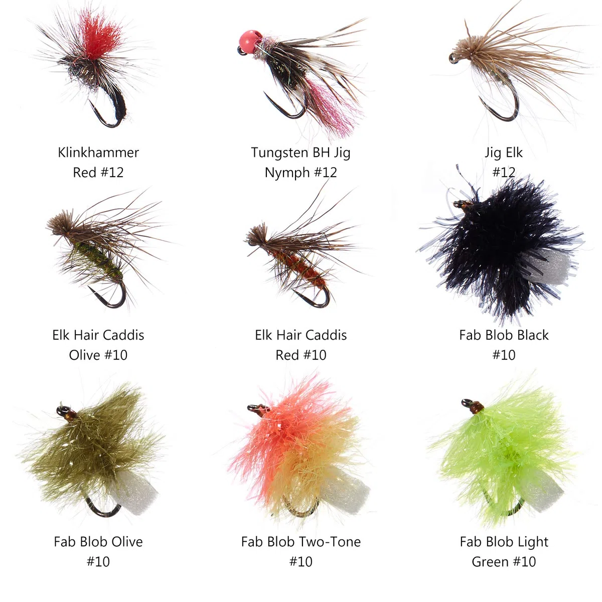 BASSDASH Kit de Moscas de Pesca con Mosca, Surtido de Moscas, Pesca de lubina con Caja de Moscas, 36/64/72/76/80/96 Piezas con Moscas secas/húmedas, ninfas, serpentinas, Popper