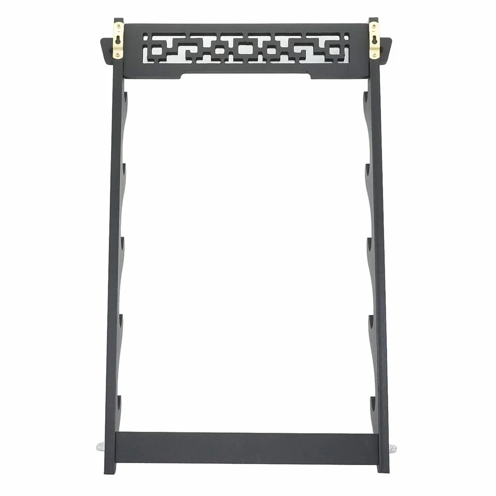Espada Soporte de Montaje en Pared Espada del Samurai del sostenedor del Katana Wakizashi Tanto suspensión de la Pared Espada del Estante,5Tier