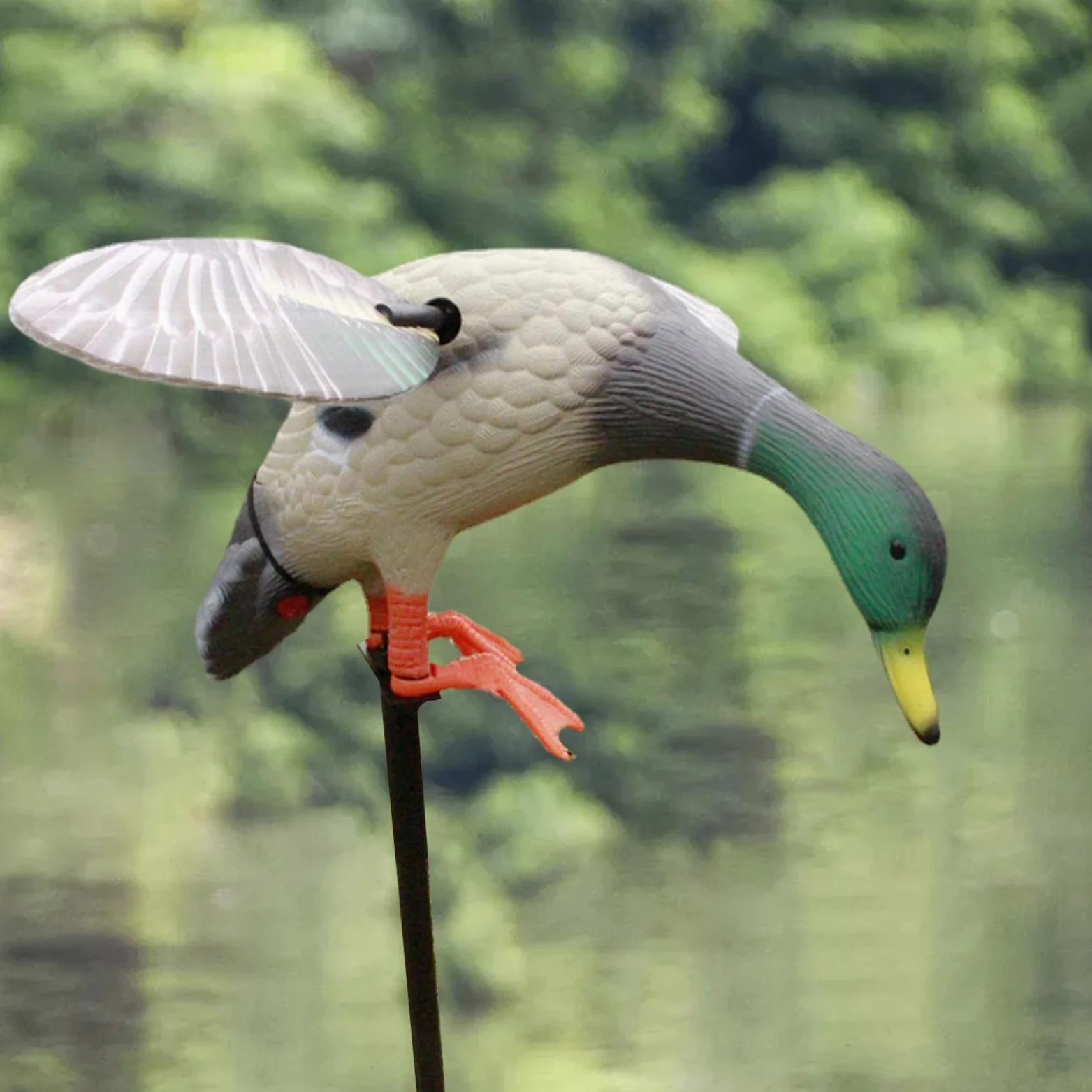 Decoy Mallard Ducks | Ala giratoria flexible de señuelo de pato, control remoto, señuelo de pato eléctrico alimentado por batería para caza de patos más rápido señuelo