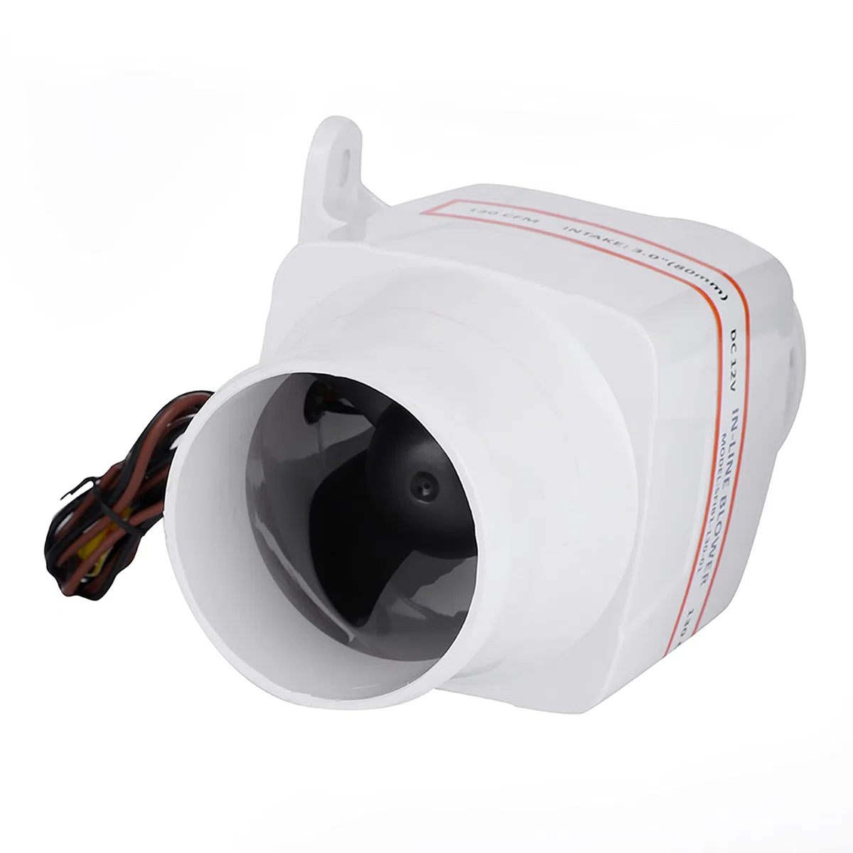 Wakects Ventilador de Extracción en Línea, 75mm, para Yates, Edificios, Caravanas