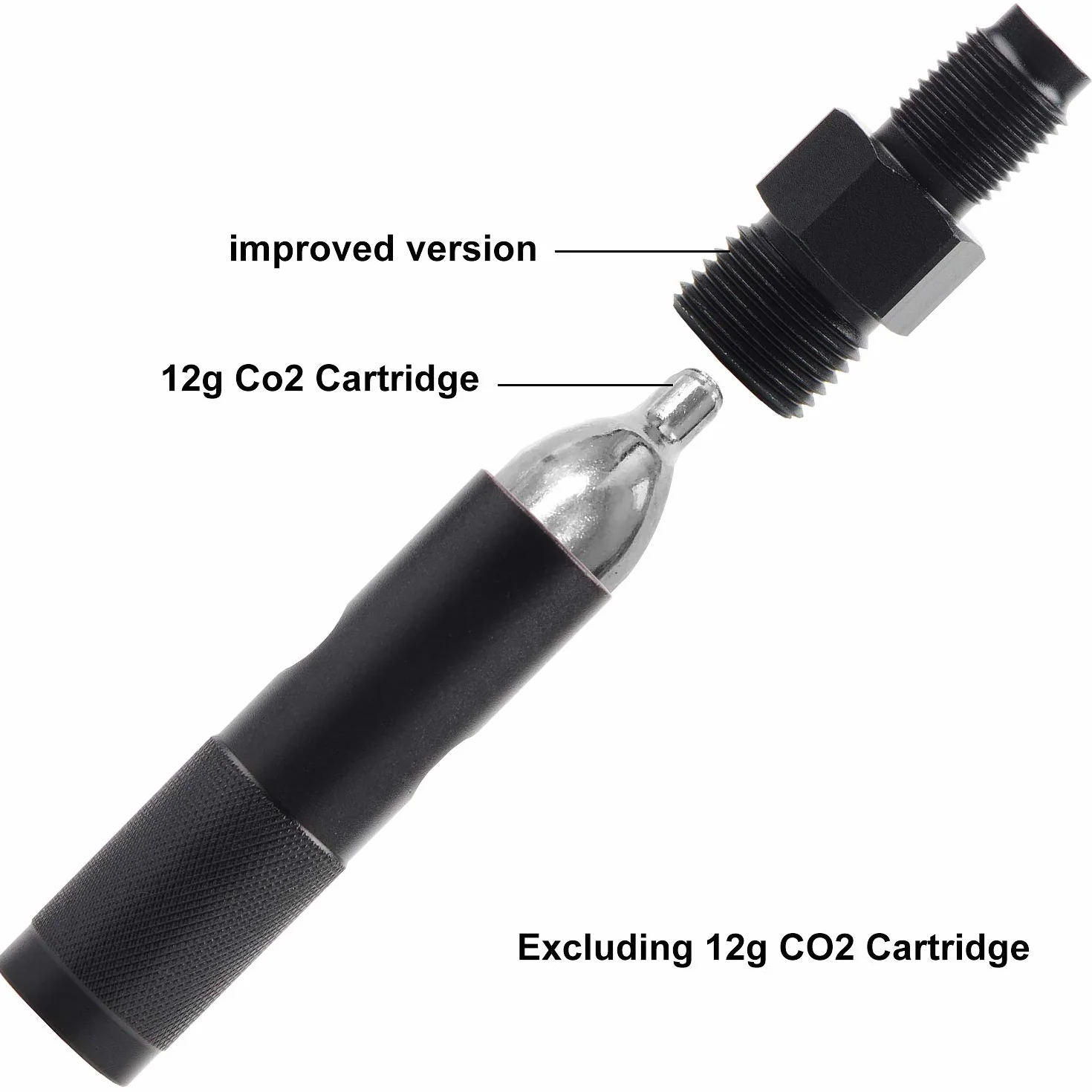 CPROSP Adaptador de Cambio Rápido de Paintball 12g para Cápsulas M16