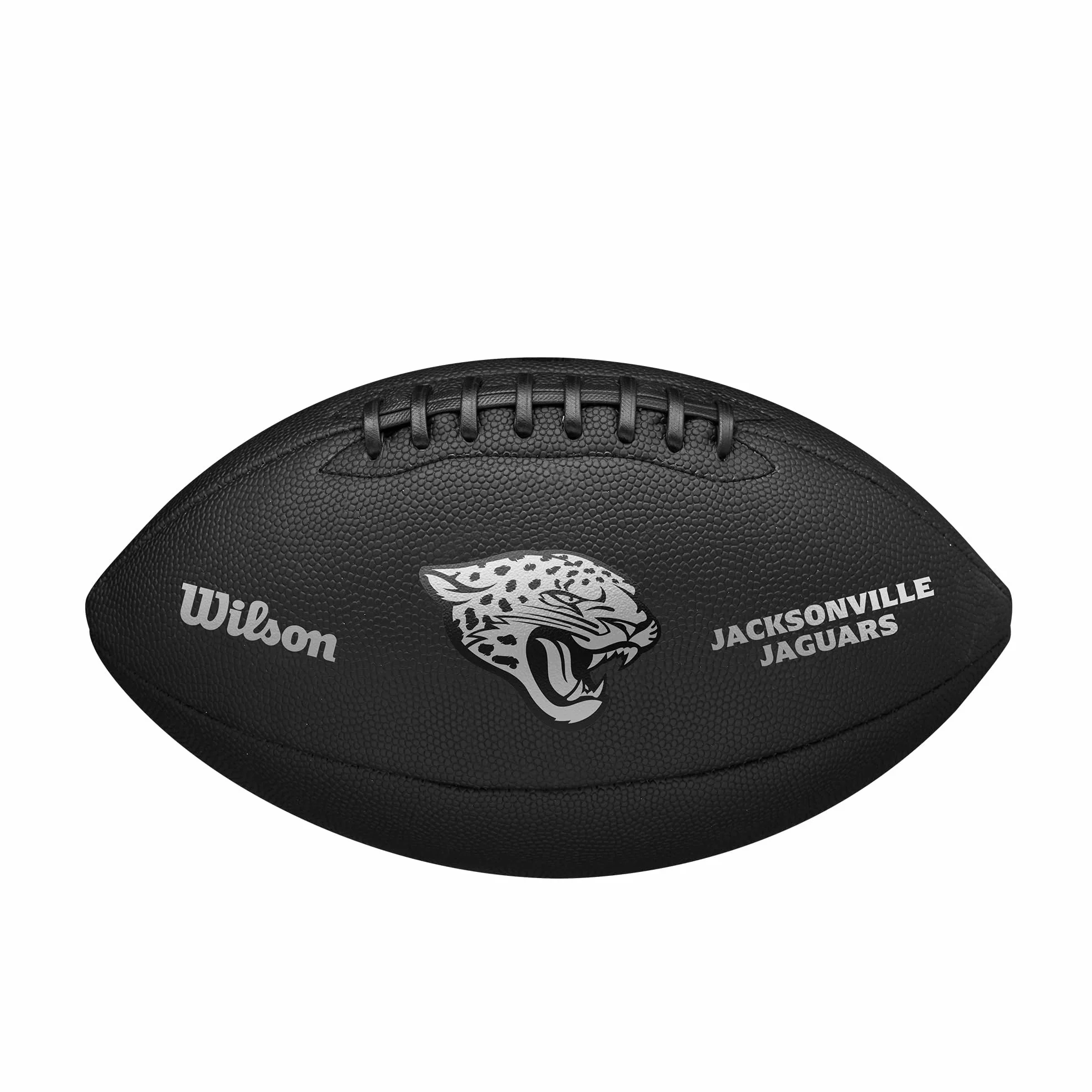 Wilson NFL Team Metallic Premiere Balón de fútbol - Tamaño Oficial, Jacksonville Jaguars